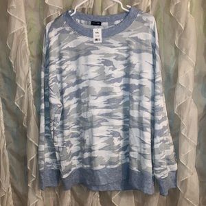 NWT- SPLENDID Size: XX-Large Crew Neck Pullover Sweatshirt